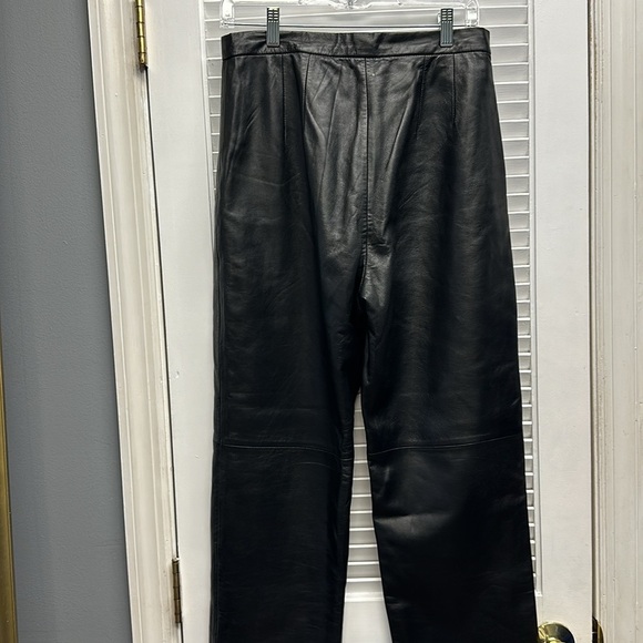 LEATHER PANTS   Vintage from JLC NY SIZE 10 - Picture 7 of 10